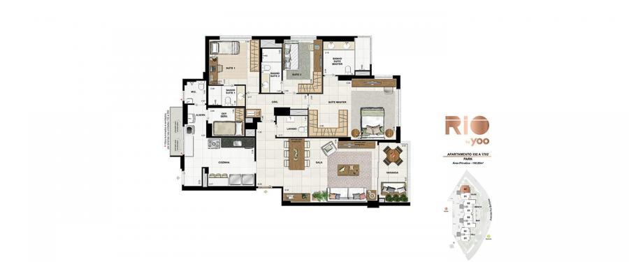 Apartamento à venda com 3 quartos, 155m² - Foto 20