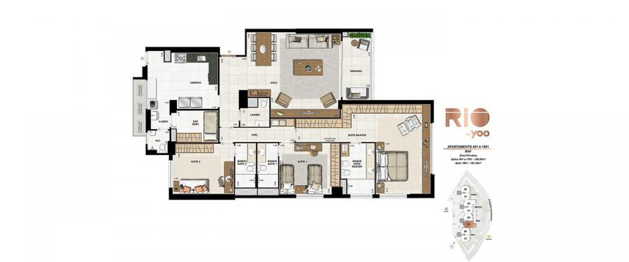 Apartamento à venda com 3 quartos, 155m² - Foto 21