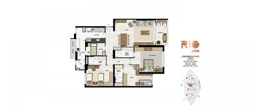 Apartamento à venda com 3 quartos, 155m² - Foto 22