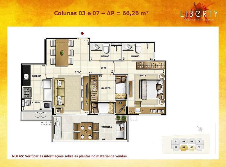 Apartamento à venda com 2 quartos, 66m² - Foto 46