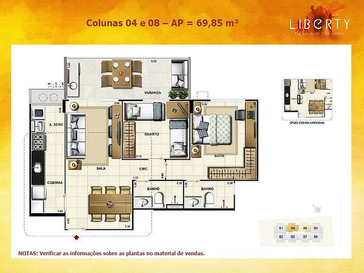 Apartamento à venda com 2 quartos, 66m² - Foto 47