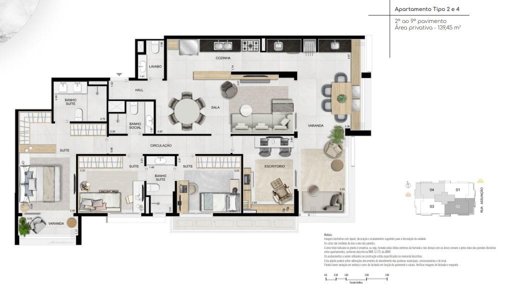 Apartamento à venda com 4 quartos, 139m² - Foto 32