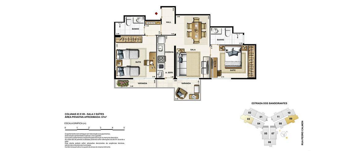 Apartamento à venda com 2 quartos, 67m² - Foto 17