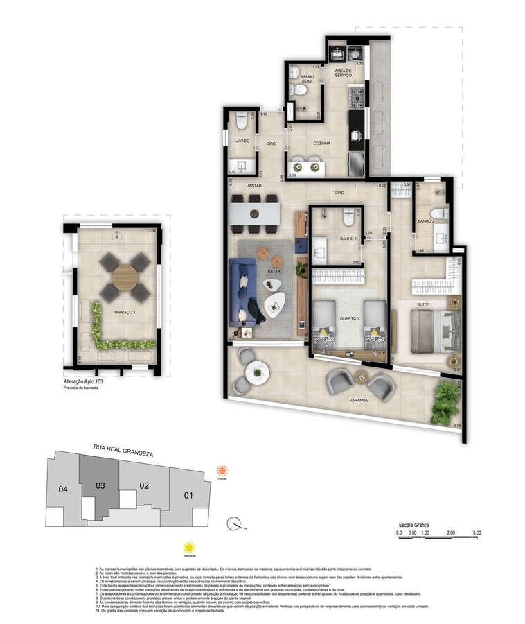 Apartamento à venda com 3 quartos, 137m² - Foto 21