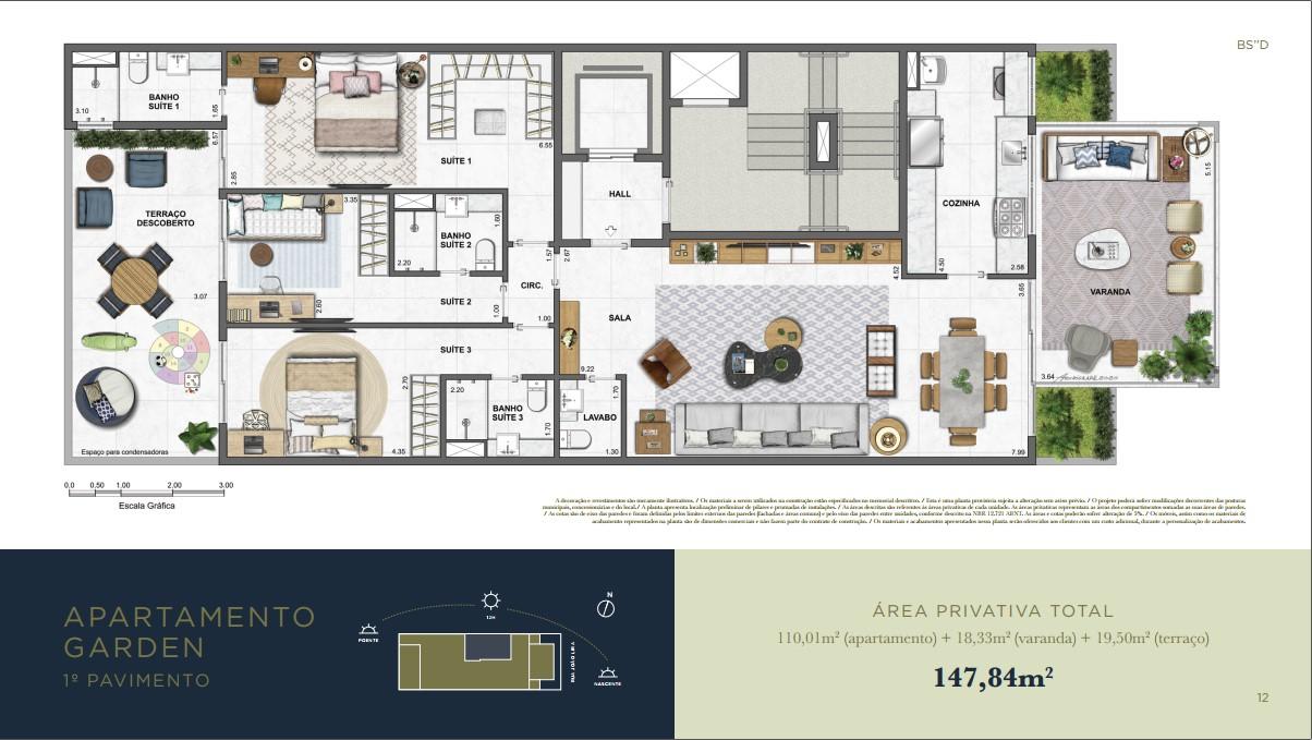 Apartamento à venda com 3 quartos, 168m² - Foto 20