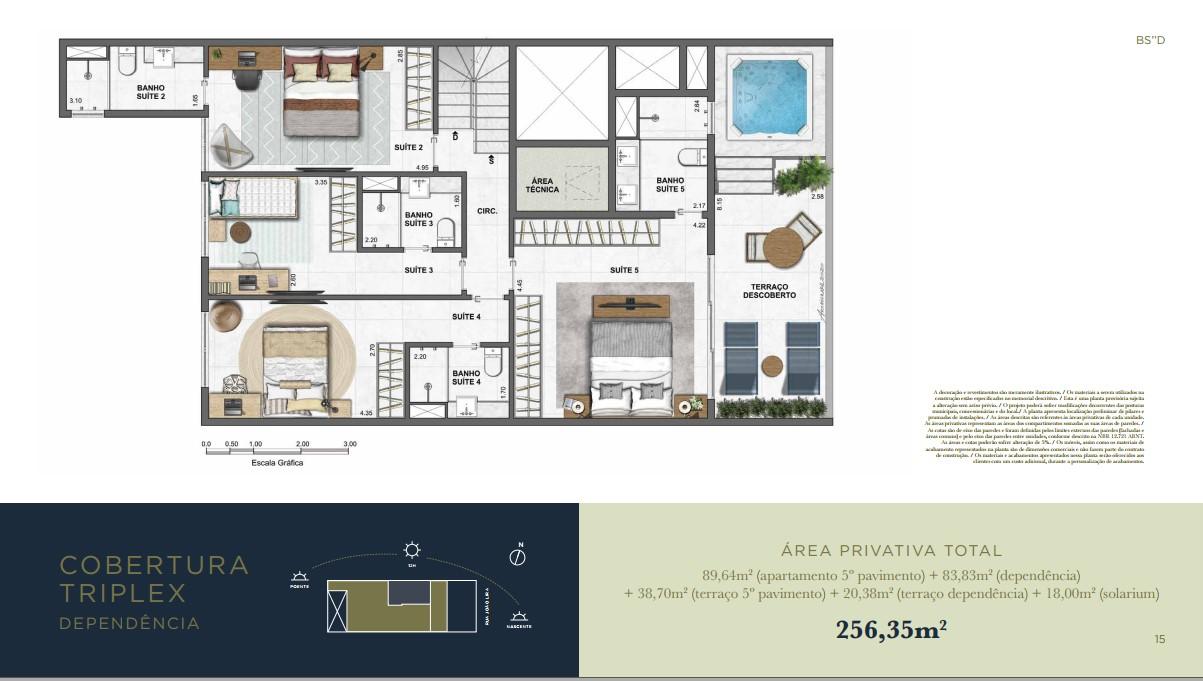 Apartamento à venda com 3 quartos, 168m² - Foto 24