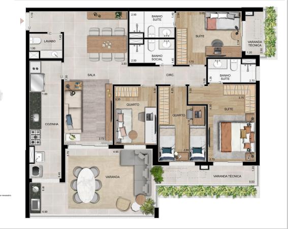 Apartamento à venda com 4 quartos, 149m² - Foto 26