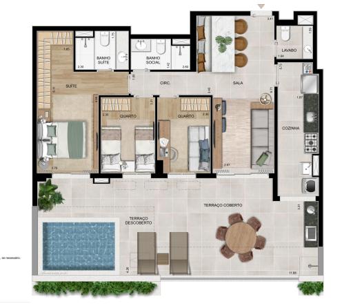 Apartamento à venda com 4 quartos, 149m² - Foto 28