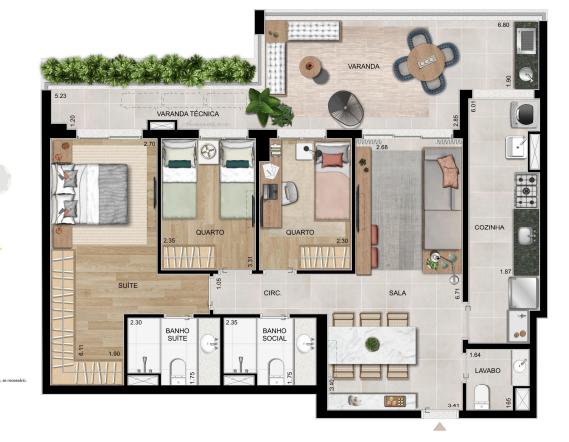 Apartamento à venda com 4 quartos, 149m² - Foto 30