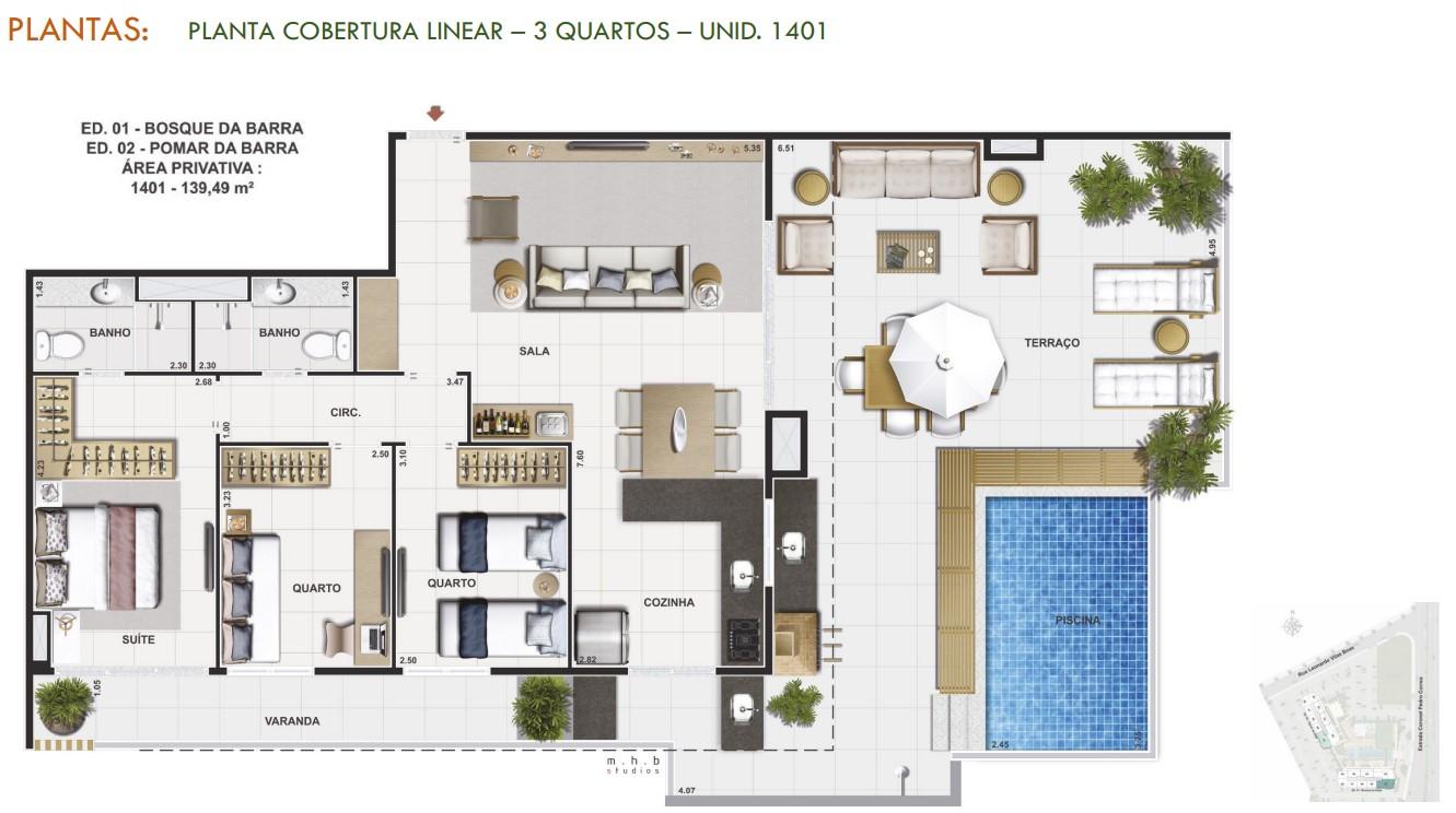 Apartamento à venda com 3 quartos, 167m² - Foto 28