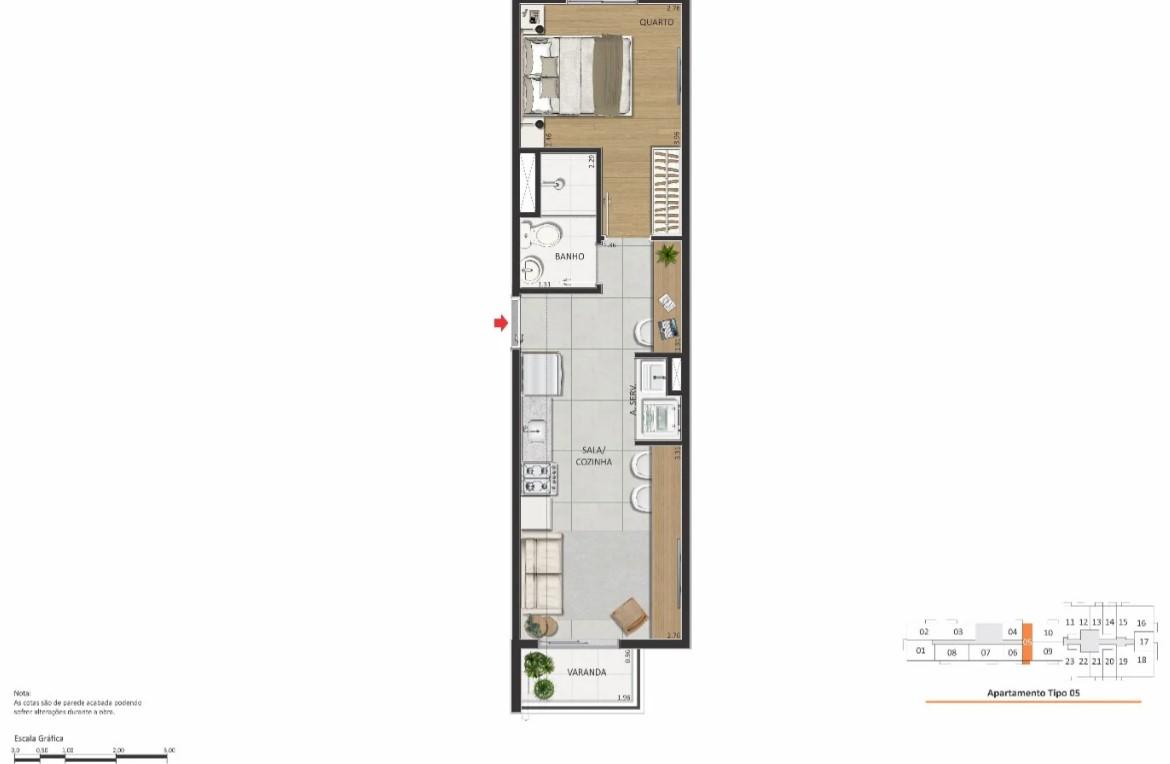 Apartamento à venda com 1 quarto, 70m² - Foto 34