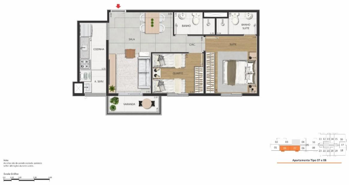 Apartamento à venda com 1 quarto, 70m² - Foto 35