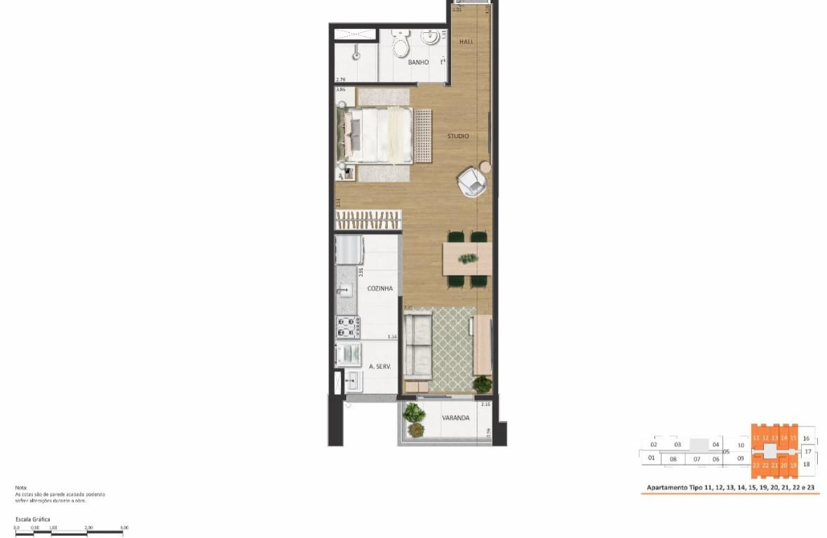 Apartamento à venda com 1 quarto, 70m² - Foto 40