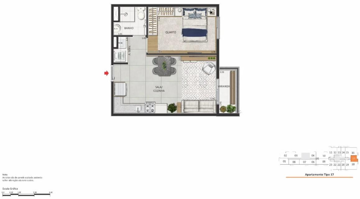 Apartamento à venda com 1 quarto, 70m² - Foto 39