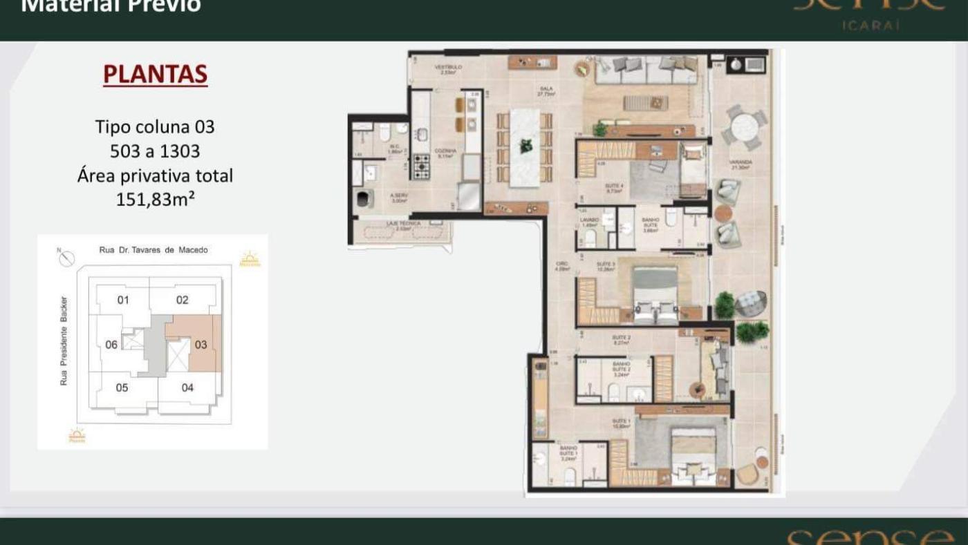 Apartamento à venda com 4 quartos, 178m² - Foto 29