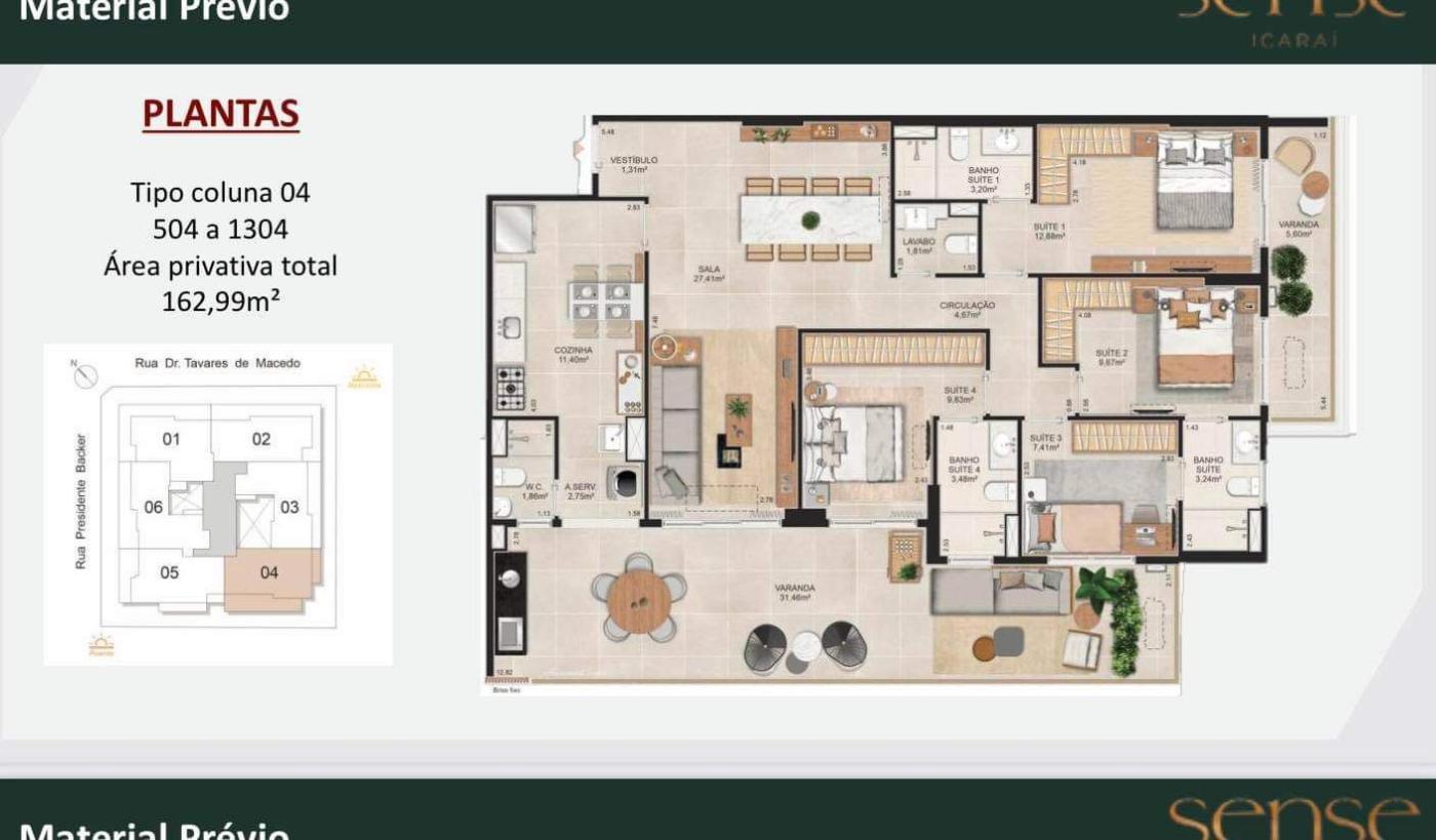 Apartamento à venda com 4 quartos, 178m² - Foto 33