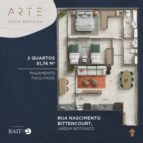 Apartamento à venda com 1 quarto, 49m² - Foto 6