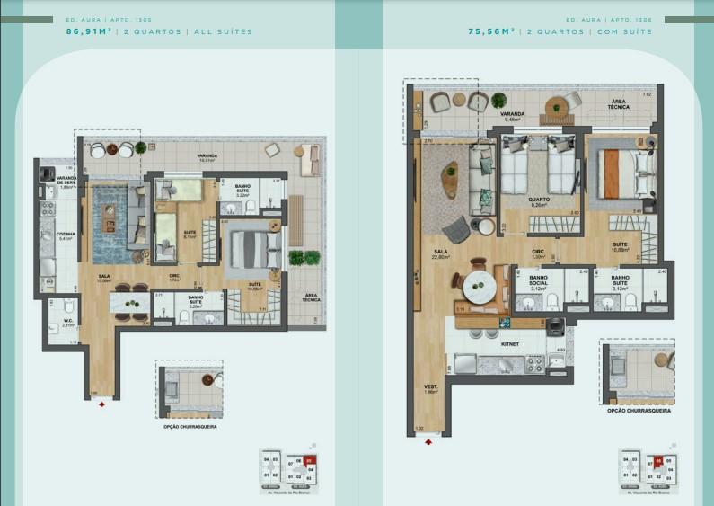 Apartamento à venda com 3 quartos, 92m² - Foto 34