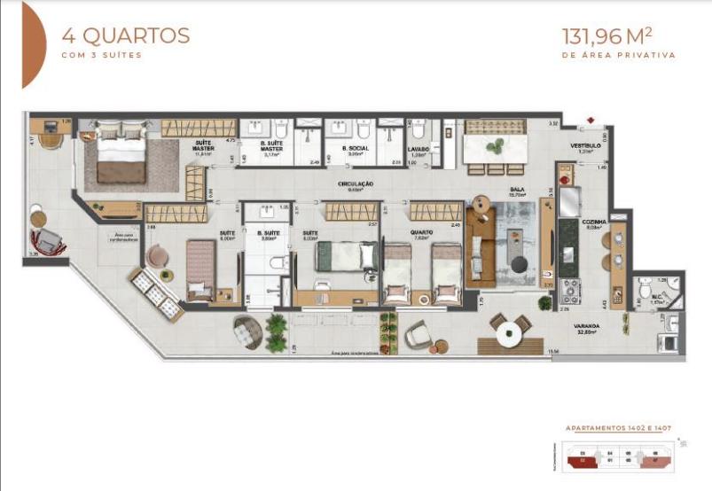 Apartamento à venda com 4 quartos, 122m² - Foto 34