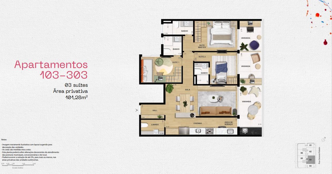 Apartamento à venda com 3 quartos, 119m² - Foto 22