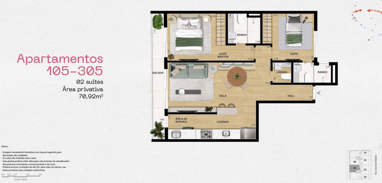 Apartamento à venda com 3 quartos, 119m² - Foto 24