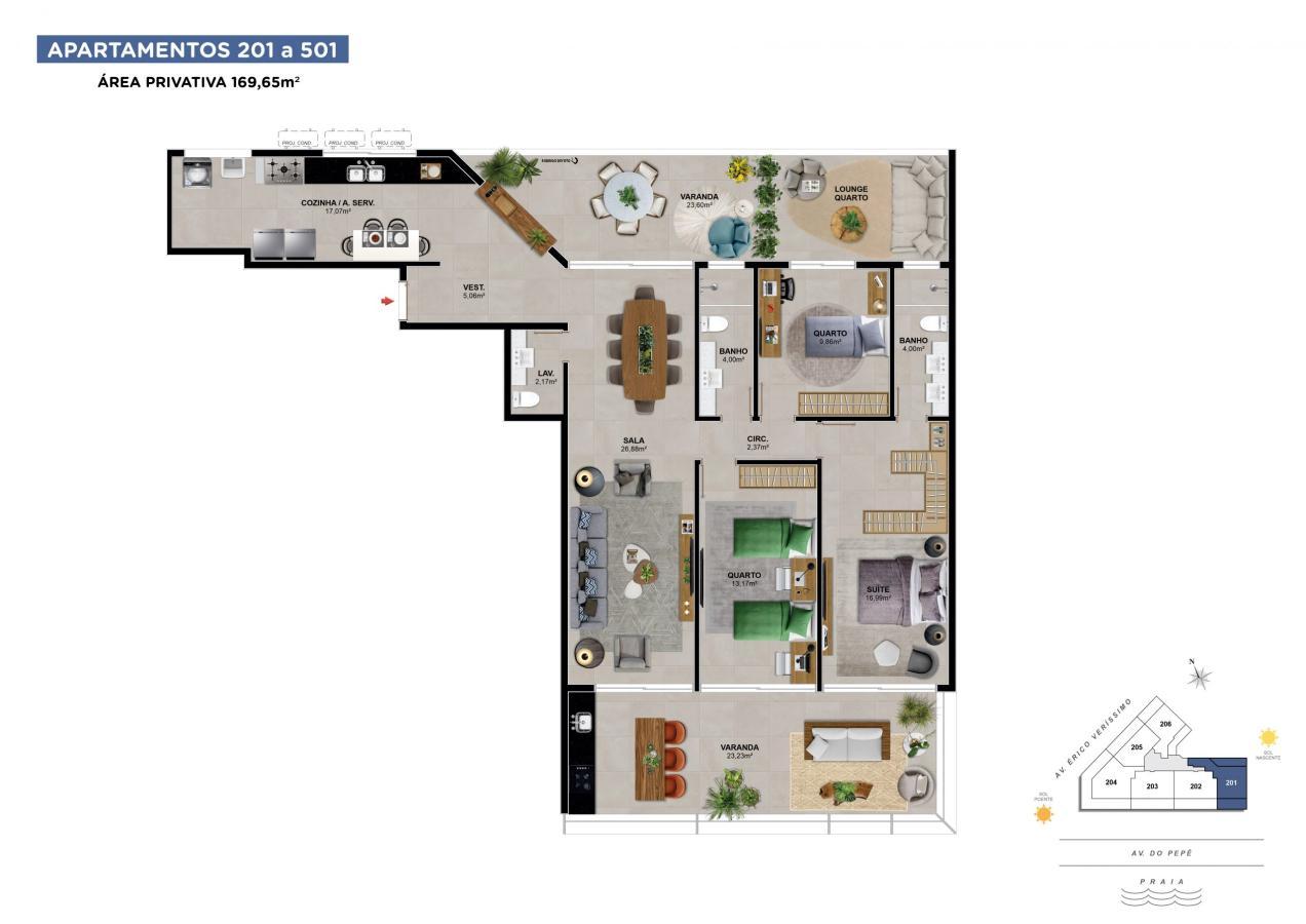 Apartamento à venda com 3 quartos, 148m² - Foto 20