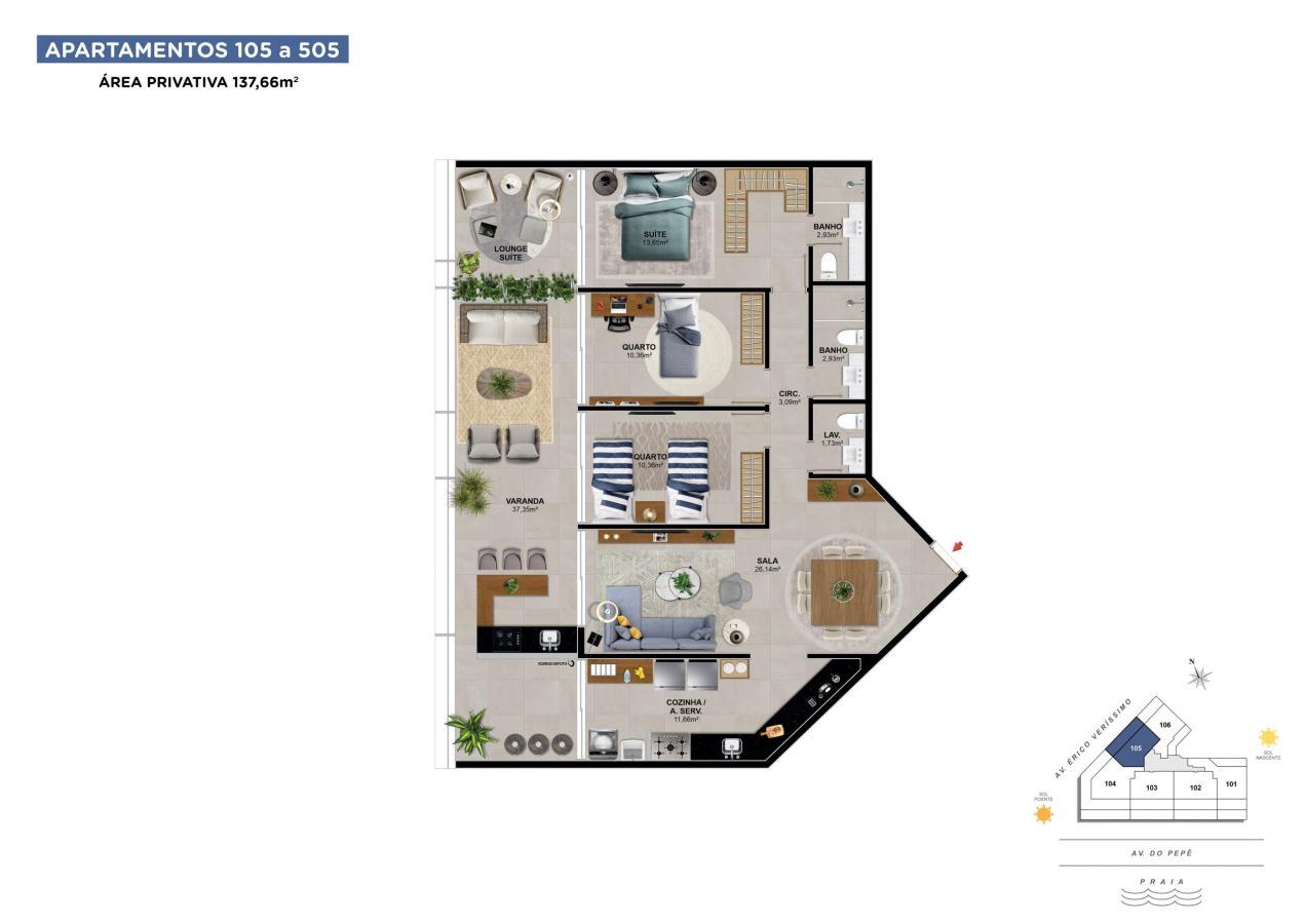 Apartamento à venda com 3 quartos, 148m² - Foto 22