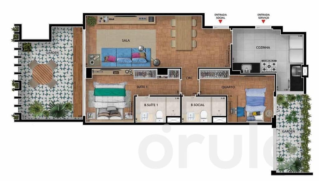 Apartamento à venda com 2 quartos, 95m² - Foto 12