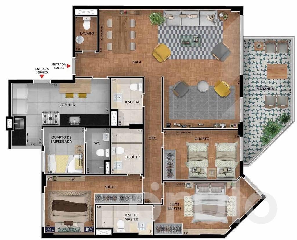 Apartamento à venda com 2 quartos, 95m² - Foto 14