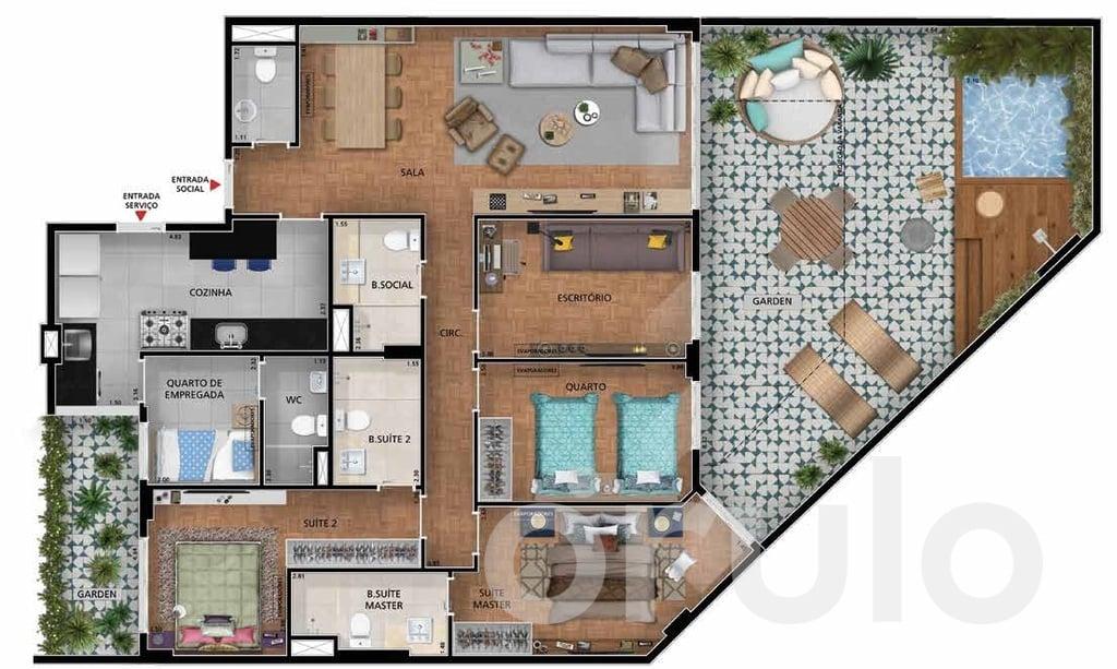 Apartamento à venda com 2 quartos, 95m² - Foto 17