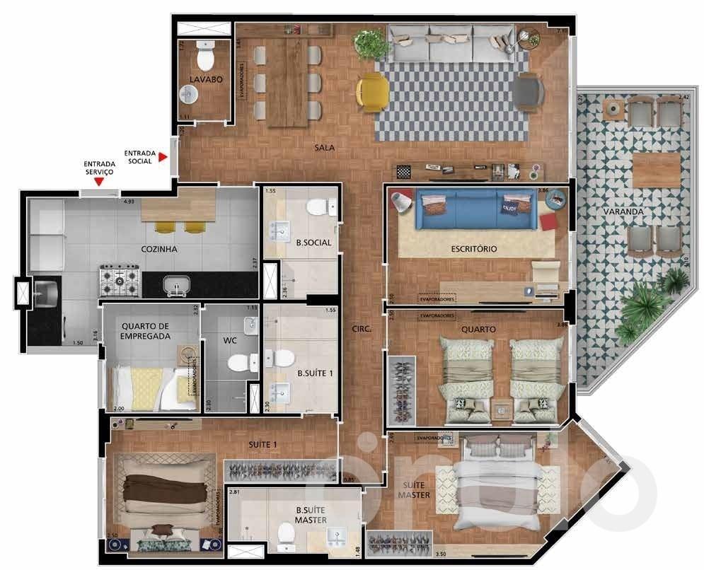 Apartamento à venda com 2 quartos, 95m² - Foto 19