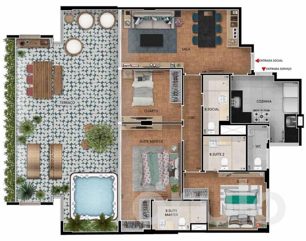 Apartamento à venda com 2 quartos, 95m² - Foto 21