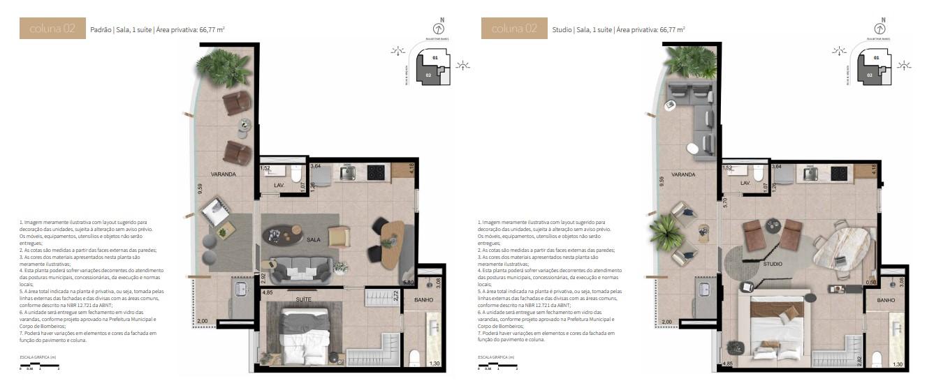 Apartamento à venda com 1 quarto, 67m² - Foto 19