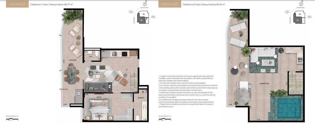 Apartamento à venda com 1 quarto, 67m² - Foto 21