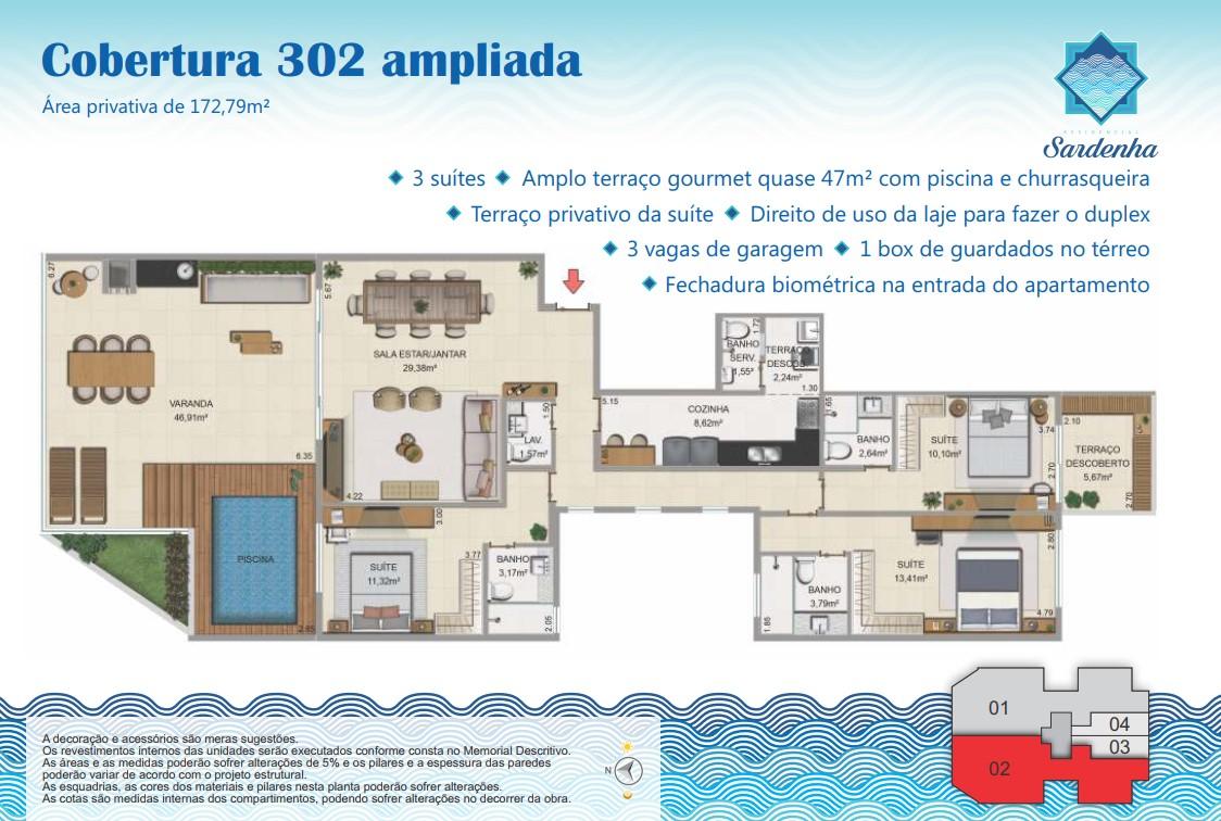 Cobertura à venda com 2 quartos, 172m² - Foto 22