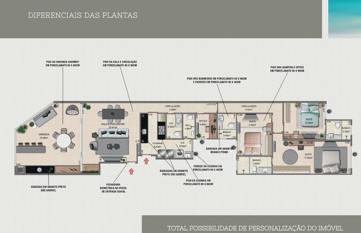 Apartamento à venda com 3 quartos, 138m² - Foto 15