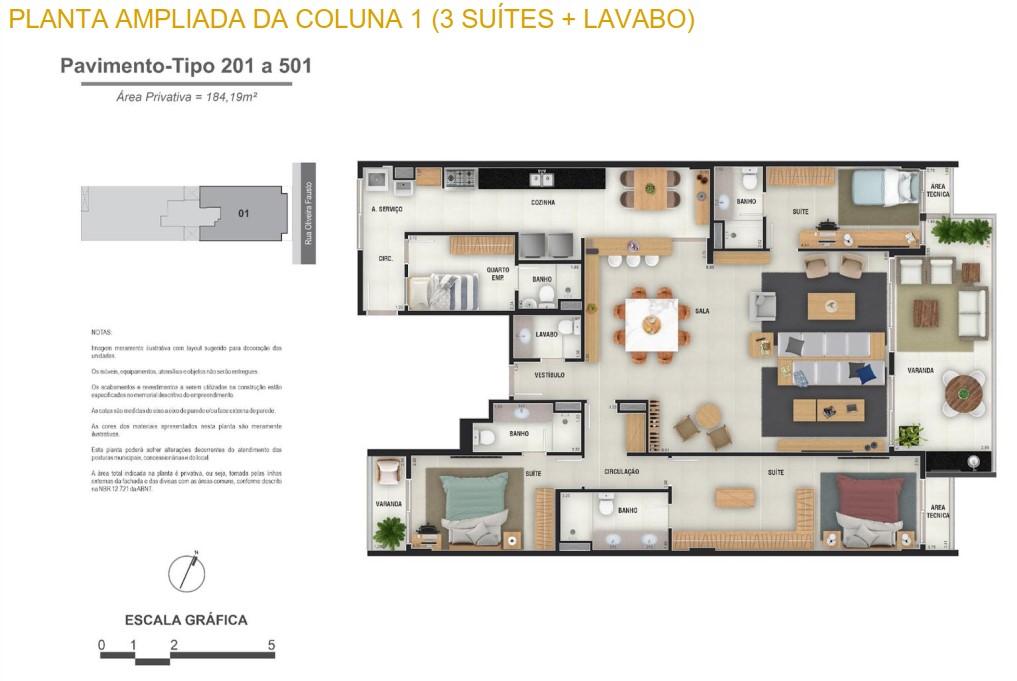 Apartamento à venda com 4 quartos, 145m² - Foto 14