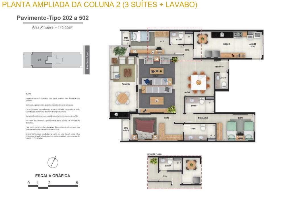 Apartamento à venda com 4 quartos, 145m² - Foto 15