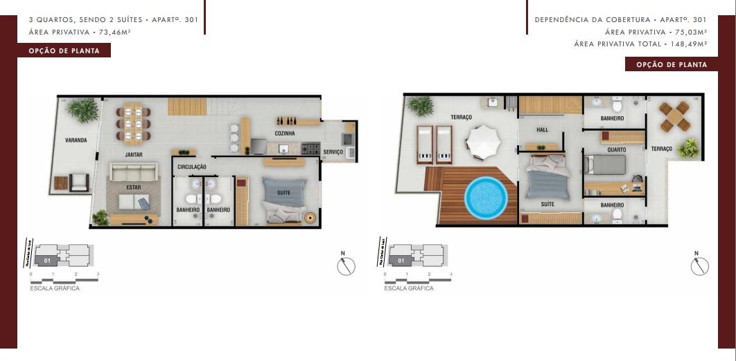 Apartamento à venda com 2 quartos, 68m² - Foto 13