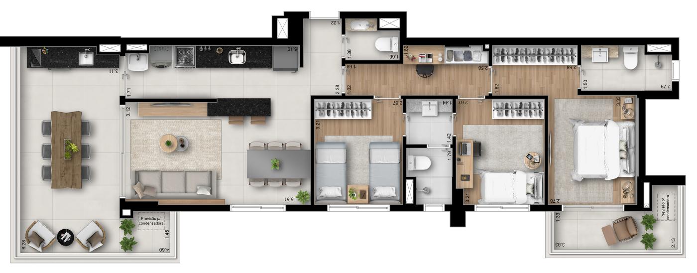 Apartamento à venda com 2 quartos, 74m² - Foto 40