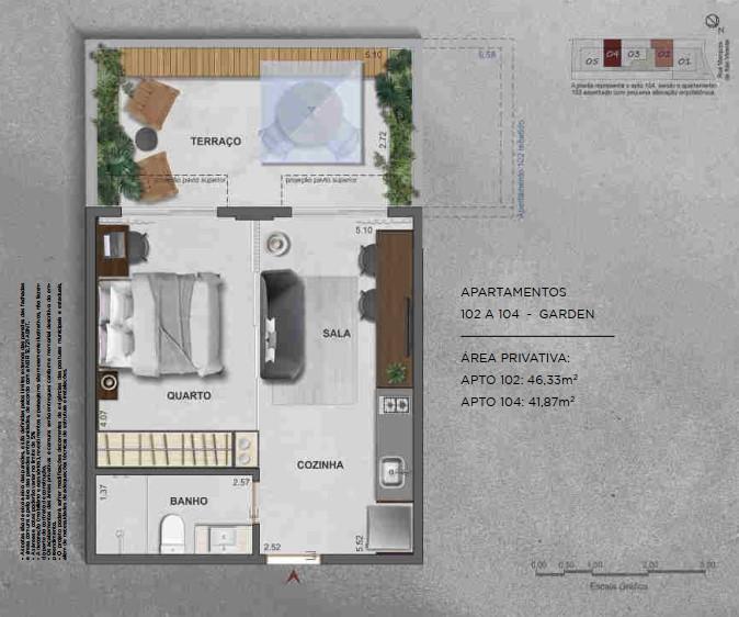 Apartamento à venda com 2 quartos, 67m² - Foto 24