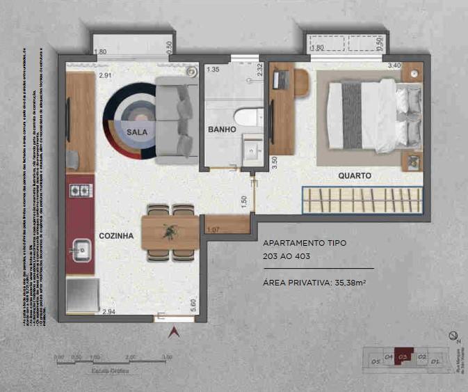 Apartamento à venda com 2 quartos, 67m² - Foto 29