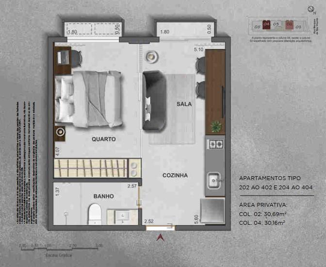 Apartamento à venda com 2 quartos, 67m² - Foto 28