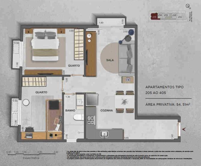 Apartamento à venda com 2 quartos, 67m² - Foto 30