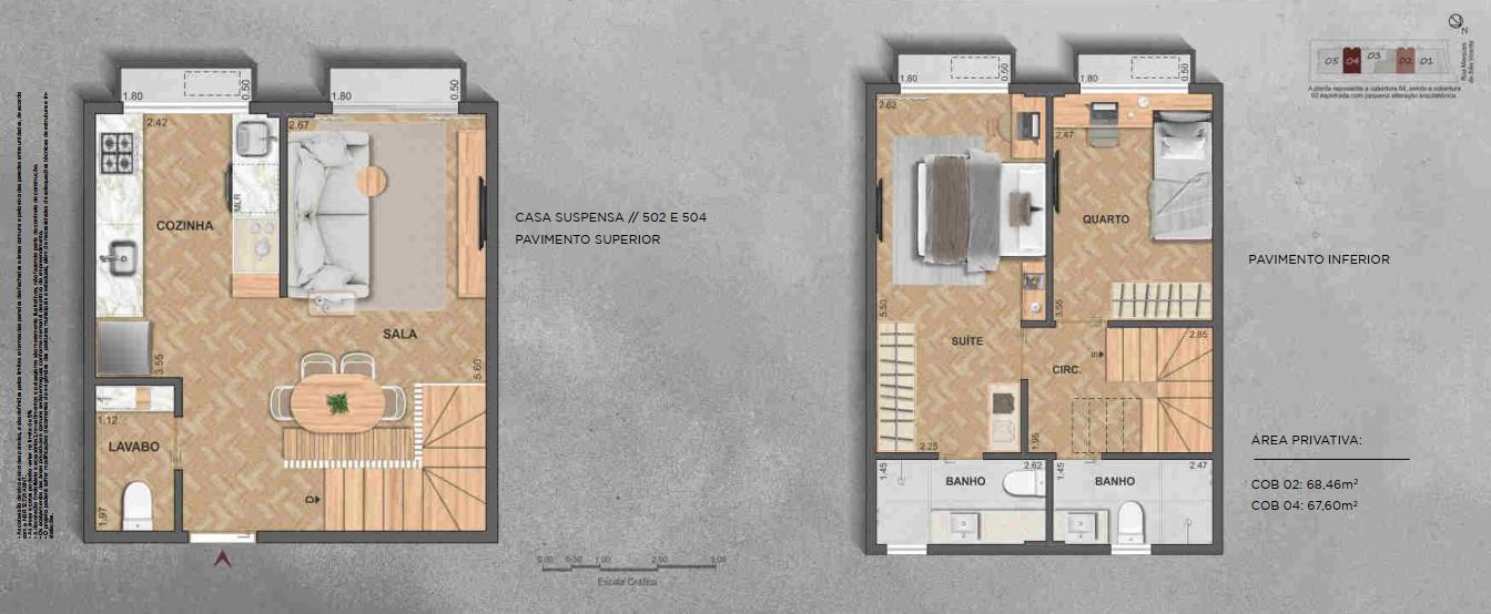 Apartamento à venda com 2 quartos, 67m² - Foto 32