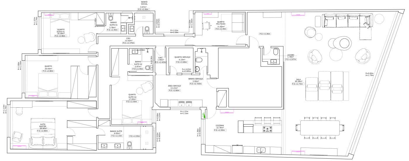 Apartamento à venda com 4 quartos, 330m² - Foto 22