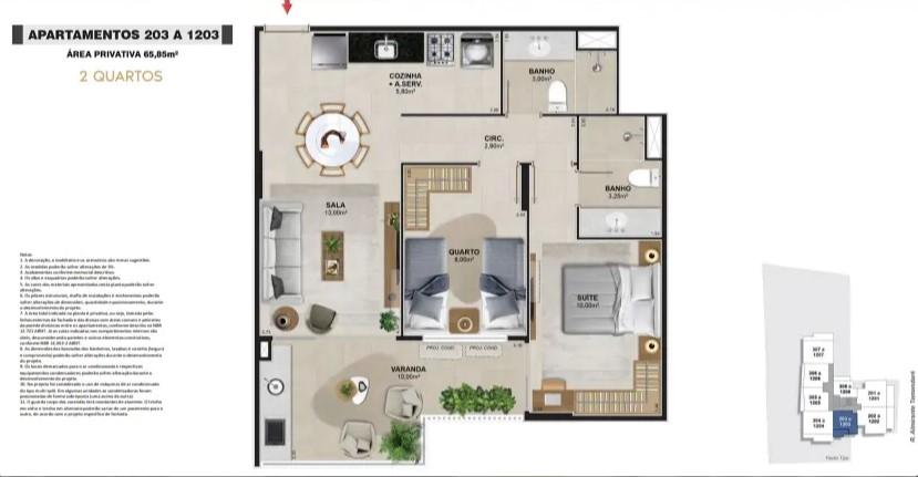 Apartamento à venda com 2 quartos, 113m² - Foto 20