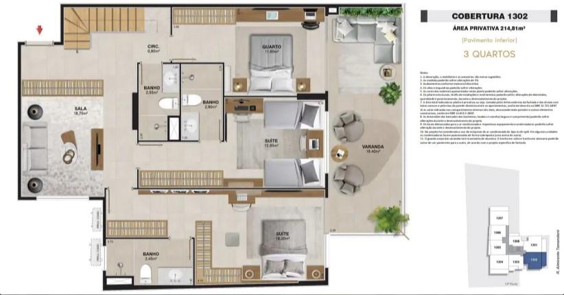 Apartamento à venda com 2 quartos, 113m² - Foto 34