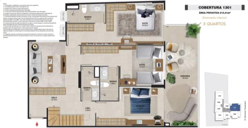 Apartamento à venda com 2 quartos, 113m² - Foto 32