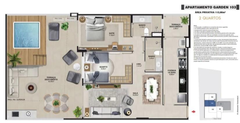 Apartamento à venda com 2 quartos, 113m² - Foto 28